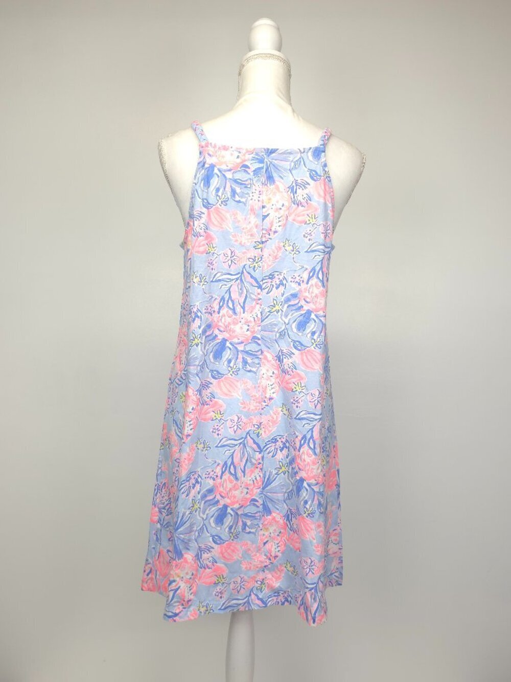 NWOT Lilly Pulitzer Kyleigh Dress Elephant Splash Floral Dress Size M - Picture 3 of 11